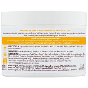 Palmer's Shea Butter Formula Raw African Shea Butter Balm, Nourishing Body Moisturizer - PrimeBioHealth - canada supplements