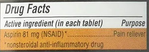 PHARBEST Aspirin 81mg - 1000 Tablets - PrimeBioHealth - canada supplements