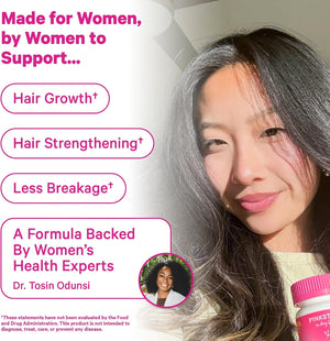 Pink Stork Total Glow Gummies for Women – Hair, Skin & Nails Vitamin with Biotin, Vitamin A, B6, B12, Folate, Zinc & More – Support for Radiant Skin, Strong Nails, and Healthy Hair – 60 Berry Gummies | Hair, Skin & Nails Vitamin with Biotin, Vitamin A, B6 - PrimeBioHealth - canada supplements