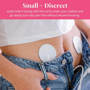 Pixie Period Pain Relief Device - Best PMS Relief Simulator with TENS Technology - Thinnest Wearable Tens Unit - Unnoticeable Under Clothes - Menstrual Cramp Comfort for Feminine Care - PrimeBioHealth - canada supplements