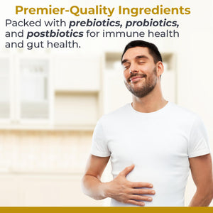 Premier Research Labs Premier Probiotic - Pre Pro Post Biotics for Women & Men, Quad Biotic, Quadbiotic, Prebiotics, Probiotics - PrimeBioHealth - canada supplements