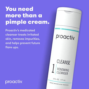Proactiv Acne Cleanser - Benzoyl Peroxide Face Wash and Acne Treatment - Daily Facial Cleanser and Hyularonic Acid - PrimeBioHealth - canada supplements