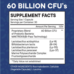 Probiotics 60 Billion CFU with Prebiotic Formula - Probiotics for Women and Men and Adults, 100% Natural Digestive Enzymes, - PrimeBioHealth - canada supplements