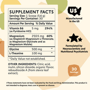 PYM Mood Magnesium Powder to Support Stress & Better Sleep, 30 Servings - Magnesium Glycinate, Magnesium Malate & l-Threonate, Yuzu Citrus | Non-GMO - PrimeBioHealth - canada supplements