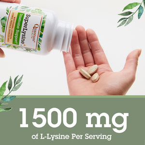 Quantum Health Super Lysine+ / Advanced Formula Lysine+ Immune Support with Vitamin C, Echinacea, Licorice, Propolis, Odorless Garlic (90 Tablets) - PrimeBioHealth - canada supplements