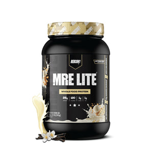 REDCON1 MRE LITE Whole Food Protein Powder, Vanilla Milkshake - Lactose Free & Sugar Free Meal Replacement with Animal Protein Blends - Easy to Digest Formula - Only 1g Carb per Serving (30 Servings) - PrimeBioHealth - canada supplements