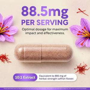Saffron Supplements for Women 88.5mg Mood | Focus | Vision | Energy Support - PrimeBioHealth - canada supplements
