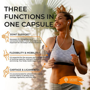 SIRUNES Fish Collagen Peptides Capsules – 100 Capsules | Fish Collagen Peptides | Supports Hair, Skin, Nails, Joints & Bones - PrimeBioHealth - canada supplements