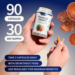 Snap Supplements Prostate Health Supplement with Saw Palmetto for Men, DHT Blocker - Helps Support Male Urinary Tract and Prostate for Mens Health - PrimeBioHealth - canada supplements