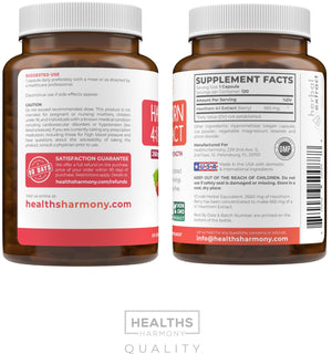 Super Potent Hawthorn Berry Extract Capsules - Hawthorn Berry Supplement Made from Extra Strength Concentrate to Support Heart and Digestive Health - Vegan Non-GMO & Gluten Free (4 Month Supply) - PrimeBioHealth - canada supplements