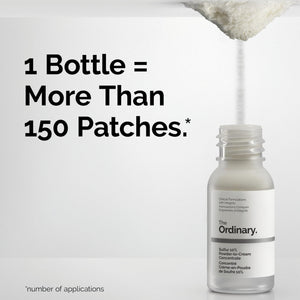 The Ordinary Sulfur 10% Powder-to-Cream Acne Spot Treatment Concentrate, Reduces Pimple Size and Zit Redness, 0.18 Oz - PrimeBioHealth - canada supplements