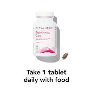 Theralogix TheraNatal Core Preconception Vitamin Supplement - 90-Day Supply - Prenatal Vitamins & Fertility Supplement for Women with Folate, Vitamin D3 - PrimeBioHealth - canada supplements