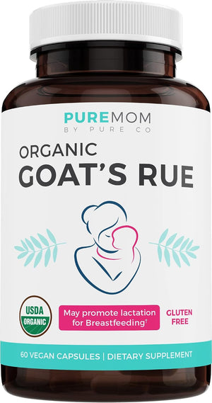 USDA Organic Goat's Rue - Increase Milk Supply for Breastfeeding & Herbal Lactation Support - Aid for Mothers - Non-GMO Goats Rue Lactation Supplement - 60 Vegan Capsules (No Pills, Tea, or Cookies) - PrimeBioHealth - canada supplements