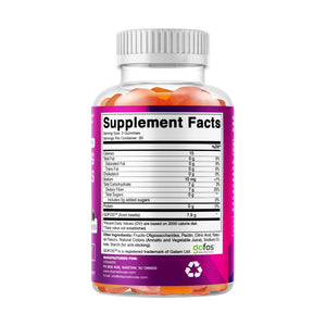 Vitamatic Prebiotic Fiber Gummies for Adults – 2 Pack (Total 120 Gummies) 7g Fiber per Serving | Extra Strength | Zero Sugar Added | Pectin-Based - PrimeBioHealth - canada supplements