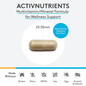 XYMOGEN ActivNutrients with Iron and Copper - Multivitamin Multimineral for Wellness, Immune, Energy and Mood Support - PrimeBioHealth - canada supplements