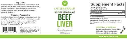Antler Farms New Zealand Primal Pack - 3 Bottle Bundle | Grass Fed Beef Liver, Beef Organs, Bone & Marrow Supplement Bundle, Cold Processed, Pure and Clean, 3 Bottles