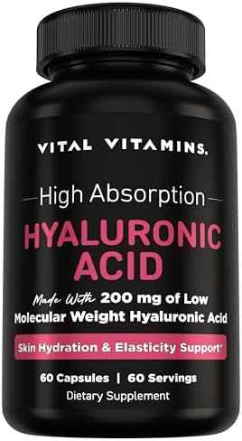 Vital Vitamins Pure Hyaluronic Acid 60 ct + Astaxanthin 60 ct