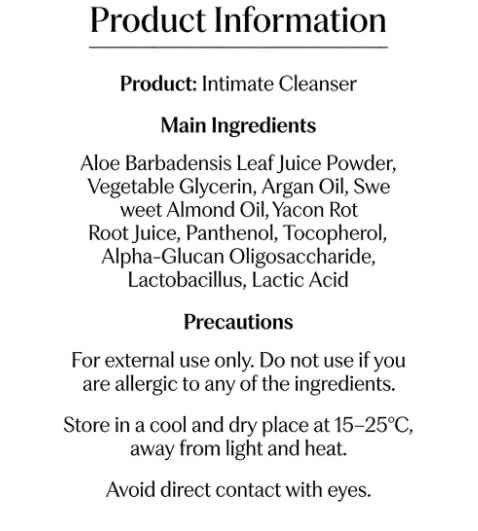 pH Balanced Intimate Cleanser (150ML) - Gentle Feminine Wash for Vaginal Health, Odor Control & Lasting Freshness