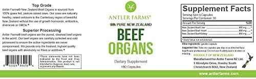 Antler Farms New Zealand Primal Pack - 3 Bottle Bundle | Grass Fed Beef Liver, Beef Organs, Bone & Marrow Supplement Bundle, Cold Processed, Pure and Clean, 3 Bottles