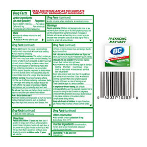 BC Pain Relief Powder, Arthritis Pain, 24 ct (Pack of 1) BCBuy Supplements Australia
