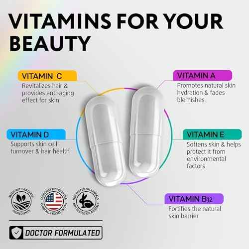 IQ BIOLOGY Biotin Bundle for Hair Growth with Collagen & Keratin for Hair Loss & Thinning Hair - Hair Skin and Nails Vitamins for Women & Men - Healthy Regrowth, Skin Glow & Nail Repair - 180 Caps