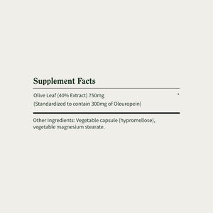 Supplement Product​Snap Supplements Olive Leaf Extract with Oleuropein, 60 Capsules | Standardized to 40% Oleuropein, Antioxidant-Rich, Supports Blood Flow & Healthy Digestion - Zenith WellnessUSA