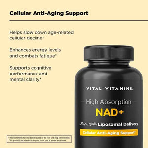 Vital Vitamins Age Defying Bundle: Multi-Collagen Plus, Brain Booster Plus, NAD+