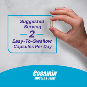 Cosamin Nutramax Muscle & Joint, Works to Decrease Cartilage Breakdown, Joint Health Supplement, Adult Men and Women Joint Health, 74 Capsules CosaminBuy Supplements Australia