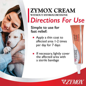 Pet King Brands ZYMOX Veterinarian Strength Topical Cream for Dogs and Cats, 1oz Pet King Brands buy supplements Au