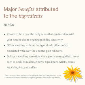 Swiss Just Arnica Gel, Arnica Creamy Gel 60g. Arnica Cream w/Devils Claw & Frankincense Oil. A Gentle Massage Cream on Wrists, Fingers, Knees, Ankles, Joints, Waist, Neck, and Back. SwissJustBuy Supplements Australia