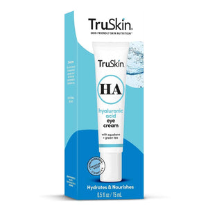 TruSkin Hydrating Eye Cream for Dark Circles & Puffiness, 0.5 fl oz | With Hyaluronic Acid, Squalane and Green Tea to hydrate, brighten and visibly smooth the under eye area