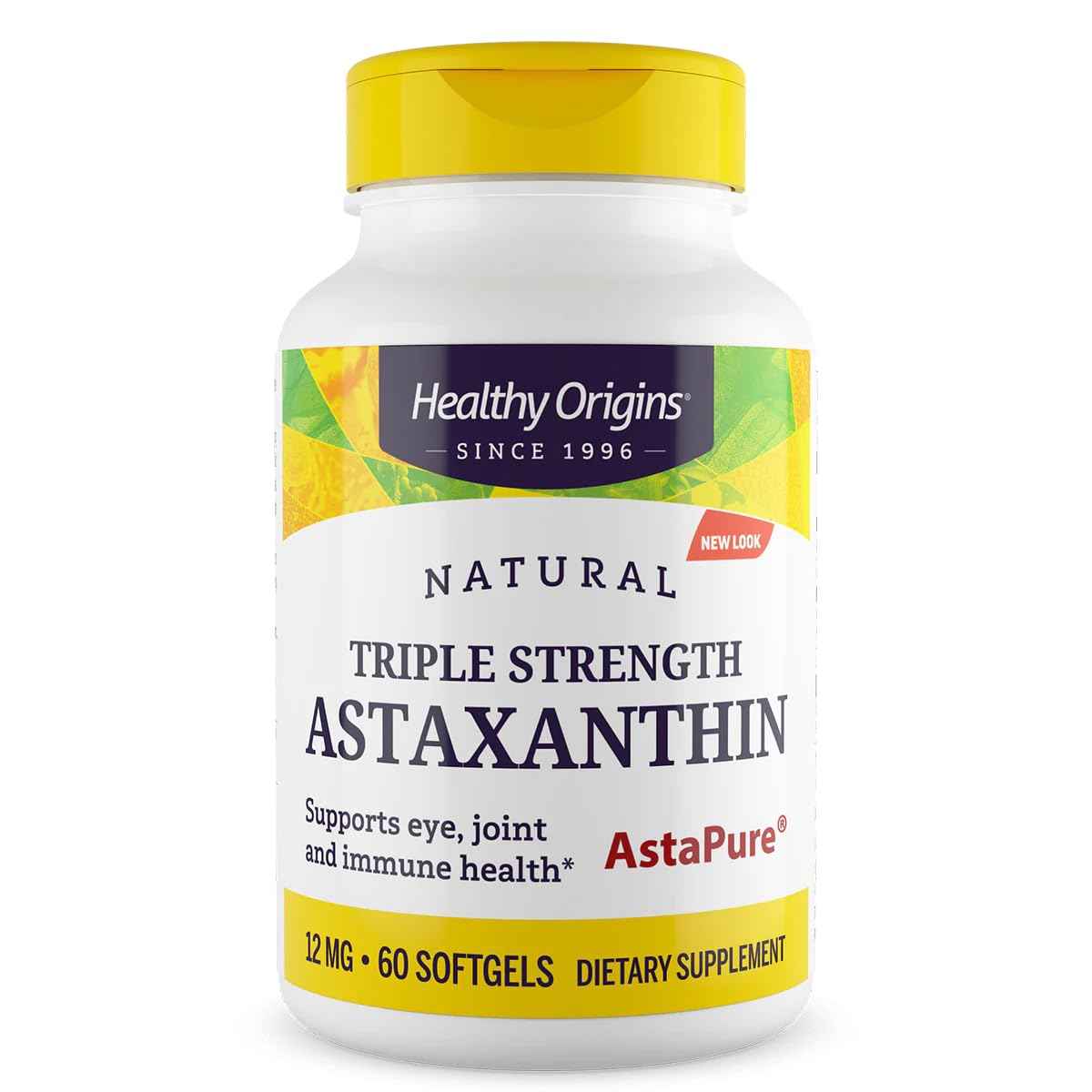 Healthy Origins Astaxanthin AstaPure 12 mg, 150 Softgels