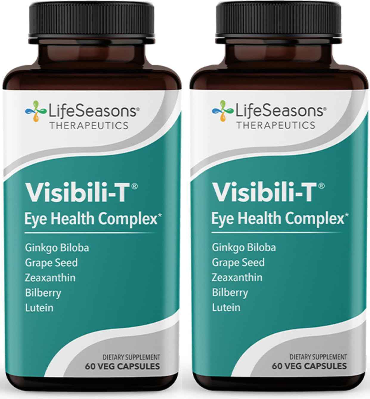 Visibili-T - Vitamin Supplement for Eye Health & Vision Support - Carrot Root, Chromium, Bilberry, Ginkgo Biloba, Grape Seed Extract, Lycopene, Vitamin A, Lutein & Zeaxanthin - 60 Capsules