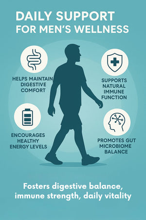 Organic Excellence Mens L Reuteri Probiotics for Gut Health with Prebiotics – 18 Strains for Digestive Health, Bloating & Immune Support – 30 Billion Probiotics + Sporebiotics – 30 Capsules Organic ExcellenceBuy Supplements Australia
