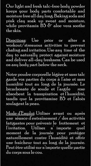 Brickell Men's Products Stay Fresh Body Powder for Men, Talc-Free, Absorbs Sweat, Keeps Skin Dry, with Aloe, Pro-Vitamin B5, and Corn Starch, 5 oz, Scented