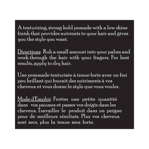 Brickell Men's Products Strong Hold Texturizing Pomade For Men, Pliable Hair Styling Fiber Pomade, With Hydrolyzed Proteins, Argan Oil, and Kaolin, 2 Ounce, Scented