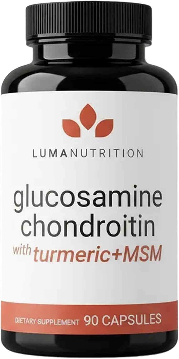 Luma Nutrition Glucosamine Chondroitin MSM Supplement - 90 Capsules