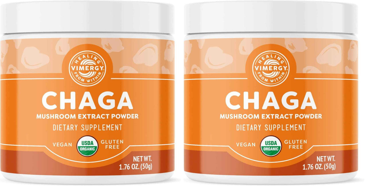 Vimergy Chaga Capsules – Superfood Cellular Support* – Cardiovascular Health Benefits* – Kosher, Vegan, Gluten-Free – 90 Capsules