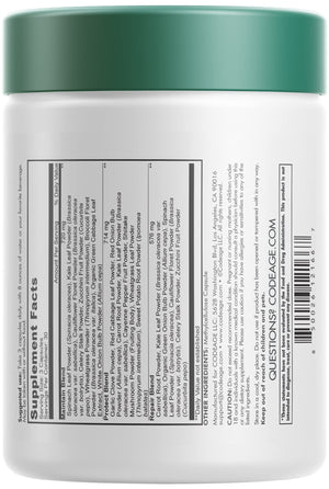Codeage Instantfood Easy Veggies, Over 15 Vegetable Powders Equivalent All-in-One, Daily Vegan Blend, Whole Food Greens Vitamins Supplement Capsules, Phytonutrients Multivitamin, Non-GMO, 90 Capsules CodeageBuy Supplements Australia