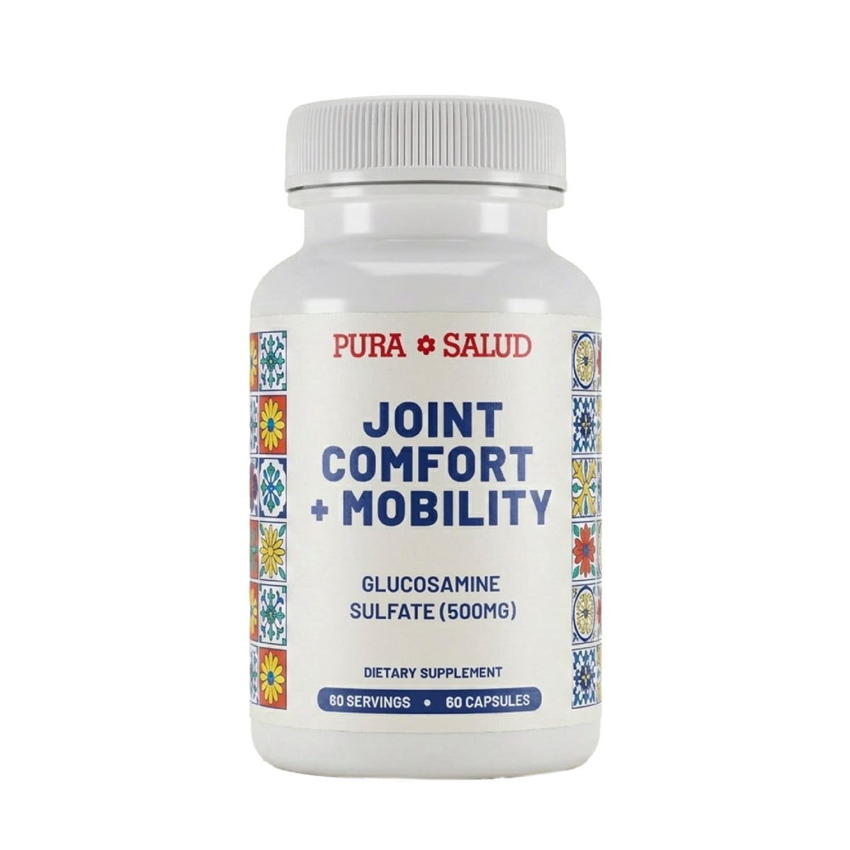 Supplement Product​Basic Brands Pura Salud Pureflex Glucosamine Sulfate, 500mg 120 Count | Joint Health Support - Zenith WellnessUSA