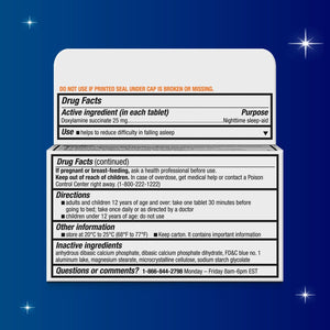 Unisom SleepTabs, Nighttime Sleep-aid, Doxylamine Succinate, 48 Tablets Unisom buy supplements Au