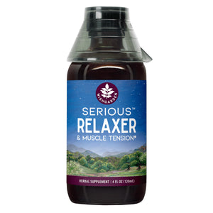 WishGarden Herbs Serious Relaxer, Liquid Herbal Muscle Relaxant with Wild Lettuce & Valerian Root, Eases Neck & Shoulder Tension, Tense Muscles, Muscle Spasms & Restless Legs, Non-GMO, Vegan, 4oz WishGardenBuy Supplements Australia