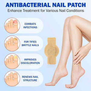 Nail Patches, 21 Pcs Toenail Care Patches Overnight Nail Care, Support the Appearance of Dry, Rough, & Brittle Toenails, Moisturizing Dry Nails for Men and Women