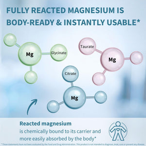 Igennus Superior Triple Magnesium Complex, Fully Reacted & Chelated Glycinate, Taurate & Citrate, Clean Label, High Bioavailability & Absorption, 60 Tablets, Vegan, Non-Buffered Igennus Healthcare Nutrition buy supplements Au