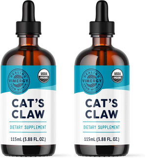 Vimergy USDA Organic Cat’s Claw Liquid – Provides Antioxidant Support* – Benefits The Immune System* – Vegan, Gluten-Free, Non-GMO – 57 Servings (115 mL)