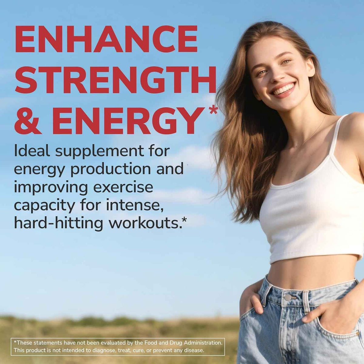 Vitalibre Creatine HCl Capsule, 750mg High Absorption Creatine Hydrochloride, Endurance, Strength, Fast Absorbing, No Load, No Bloat, Monohydrate Micronized Alternative, Once Daily, 90 Capsules