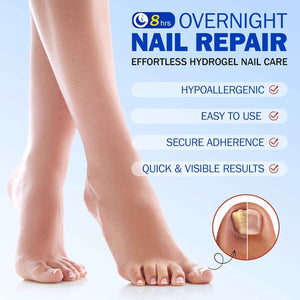 Nail Patches, 21 Pcs Toenail Care Patches Overnight Nail Care, Support the Appearance of Dry, Rough, & Brittle Toenails, Moisturizing Dry Nails for Men and Women