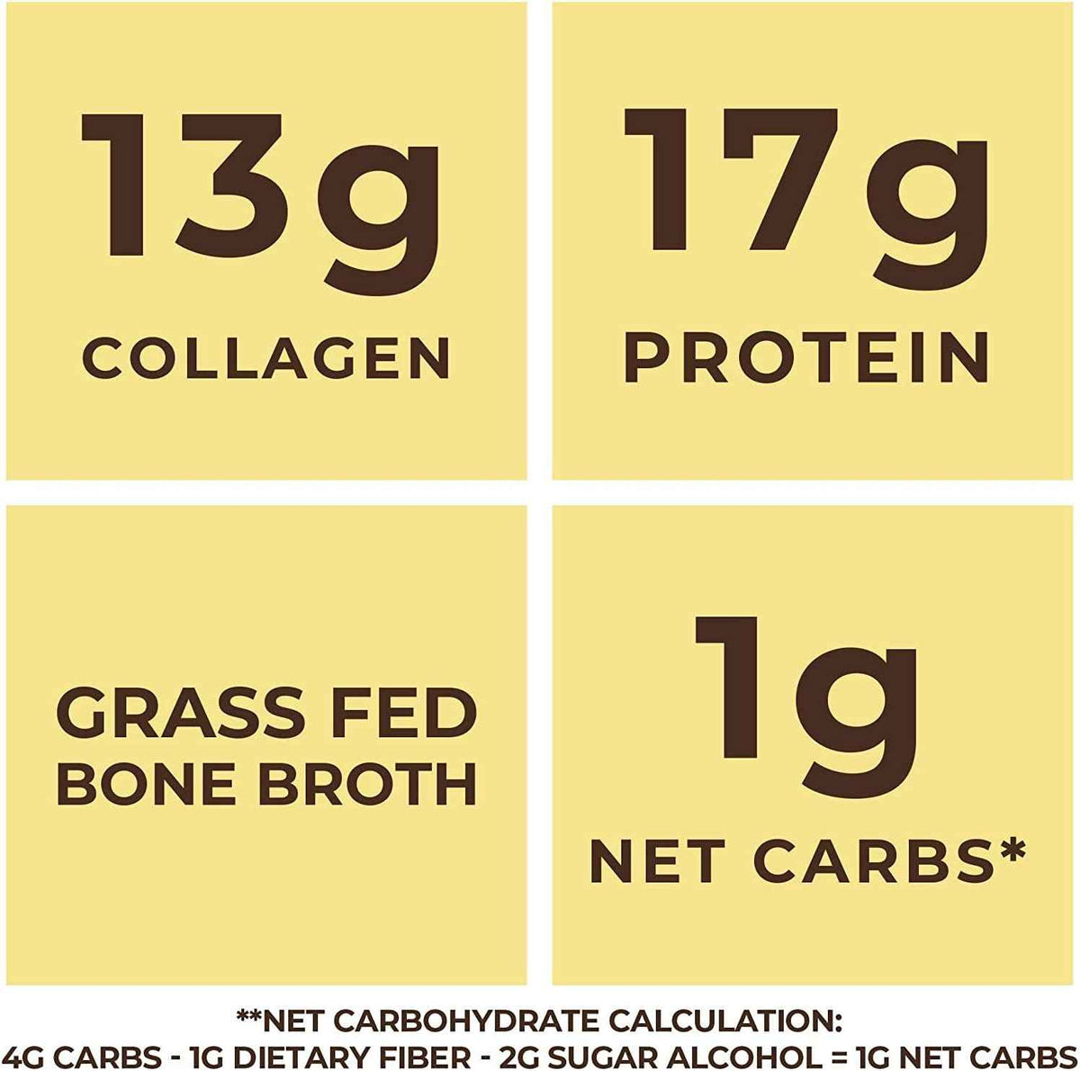 Left Coast Performance Vanilla Bone Broth and Multi Collagen Powder for Joint, Hair, Skin, and Nails Support