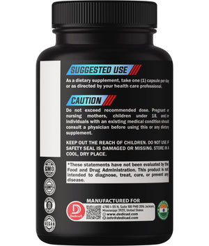 DEDICAD Premium Wormwood Extract Capsules - 5 Month Supply for Immune - 12 Herbs Blended with Black Walnut Leaves, Ginger, Turmeric & More - 150 Counts DEDICAD buy supplements Au