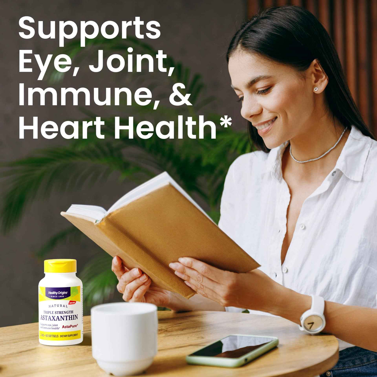 Healthy Origins Astaxanthin AstaPure 12 mg, 150 Softgels